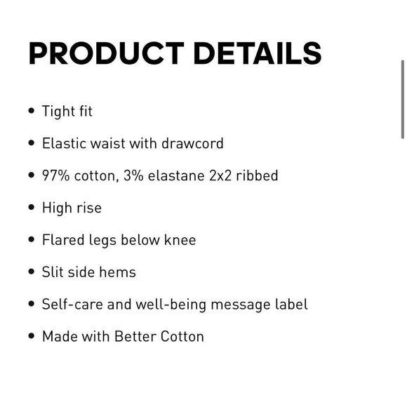 Lounge Ribbed Flared Pants - Picture 8 of 10